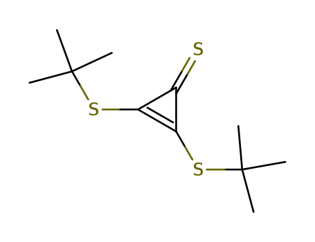 2-Cyclopropene-1-thione, 2,3-bis[(1,1-dimethylethyl)thio]-