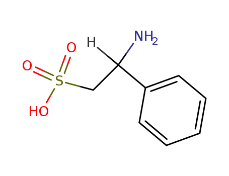 Molecular Structure of 97272-96-3 (Benzeneethanesulfonic acid, b-amino-)