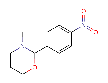 2H-1,3-Oxazine, tetrahydro-3-methyl-2-(4-nitrophenyl)-