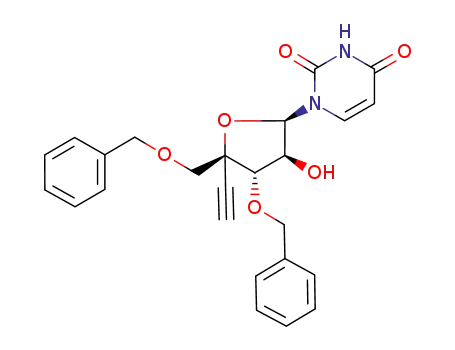 1-(3,5-di-O-benzyl-4-C-ethynyl-β-D-arabino-pentofuranosyl)uracil