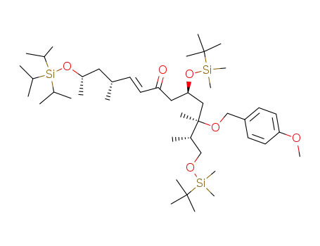 (E)-(2S,4R,9S,11R,12S)-9,13-Bis-(tert-butyl-dimethyl-silanyloxy)-11-(4-methoxy-benzyloxy)-4,11,12-trimethyl-2-triisopropylsilanyloxy-tridec-5-en-7-one