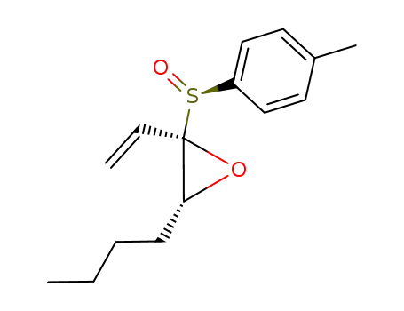 (2R,3R)-3-Butyl-2-((S)-toluene-4-sulfinyl)-2-vinyl-oxirane