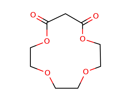 Molecular Structure of 58484-44-9 (1,4,7,10-tetraoxacyclotridecane-11,13-dione)