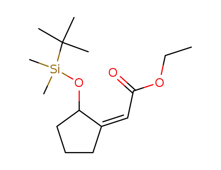 ethyl (Z)-(2-tert-butyldimethylsilyloxycyclopentylidene)acetate