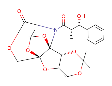 (5S,9S)-N-((2'S,3'S)-3'-hydroxy-2'-methyl-3'-phenylpropionyl)-4-aza-5,9:6,10-di-O-isopropylidene-2,8-dioxabicyclo<4.3.0>nonan-3-one