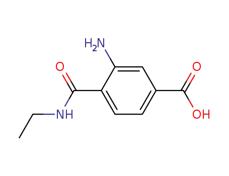 Benzoic acid, 3-amino-4-[(ethylamino)carbonyl]- (9CI)
