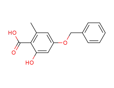 Benzoic acid, 2-hydroxy-6-methyl-4-(phenylmethoxy)-