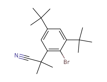 2-(2-Bromo-3,5-di-tert-butyl-phenyl)-2-methyl-propionitrile
