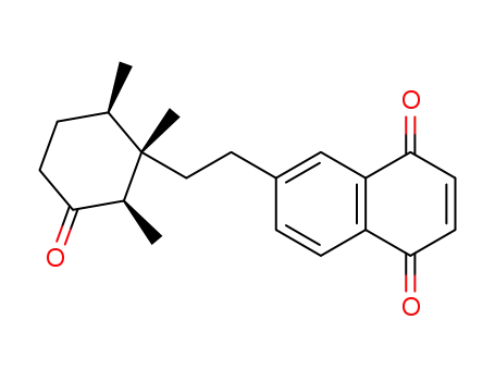 1,4-Naphthalenedione,6-[2-[(1R,2S,6S)-1,2,6-trimethyl-3-oxocyclohexyl]ethyl]-