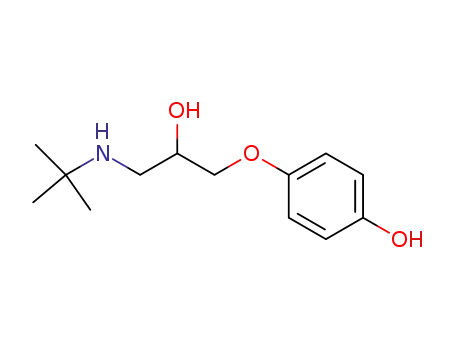 Molecular Structure of 62734-30-9 (Phenol, 4-[3-[(1,1-dimethylethyl)amino]-2-hydroxypropoxy]-)