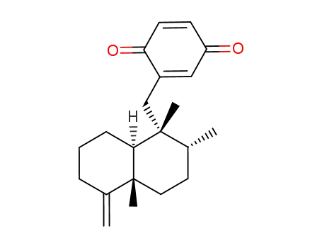 2-((1R,2R,4aS,8aS)-1,2,4a-Trimethyl-5-methylene-decahydro-naphthalen-1-ylmethyl)-[1,4]benzoquinone