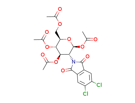 1,3,4,6-TETRA-O-ACETYL-2-DEOXY-2-(4,5-DICHLOROPHTHALIMIDO)-D-GLUCOPYRANOSECAS