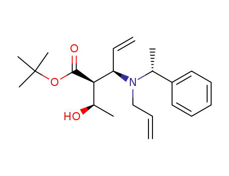 (2S,3R)-3-[Allyl-((R)-1-phenyl-ethyl)-amino]-2-((R)-1-hydroxy-ethyl)-pent-4-enoic acid tert-butyl ester