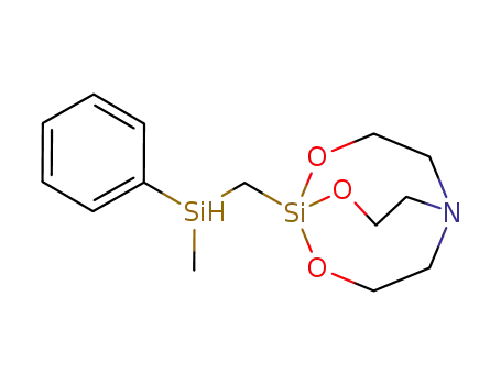 Molecular Structure of 138372-32-4 (2,8,9-Trioxa-5-aza-1-silabicyclo[3.3.3]undecane,
1-[(methylphenylsilyl)methyl]-)