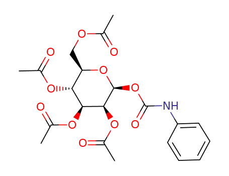 Acetic acid (2R,3R,4S,5S,6S)-3,5-diacetoxy-2-acetoxymethyl-6-phenylcarbamoyloxy-tetrahydro-pyran-4-yl ester
