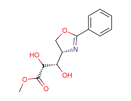(2R,3S)-2,3-Dihydroxy-3-((S)-2-phenyl-4,5-dihydro-oxazol-4-yl)-propionic acid methyl ester