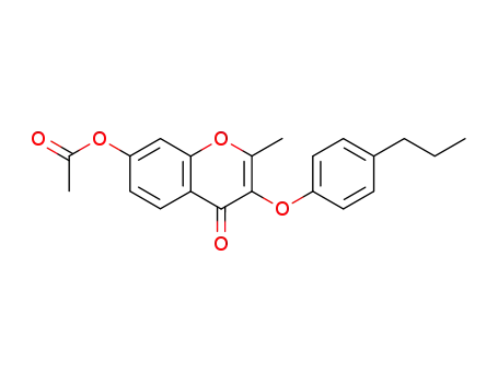 Acetic acid 2-methyl-4-oxo-3-(4-propyl-phenoxy)-4H-chromen-7-yl ester