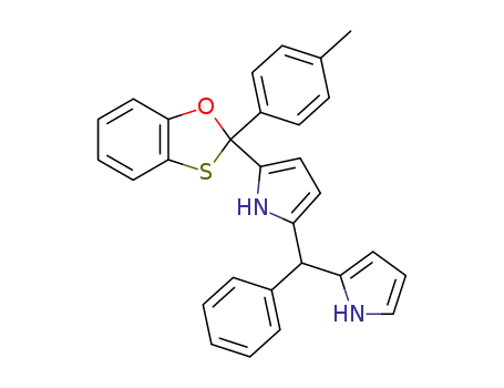 1-<2-(p-tolyl)-1,3-benzoxathiolyl>-5-phenyldipyrromethane