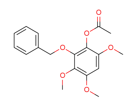 Phenol, 3,4,6-trimethoxy-2-(phenylmethoxy)-, acetate