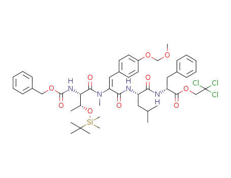 Cbz-Thr(TBDMS)-(E)ΔMeTyr(MOM)-Leu-D-Phe-OTce