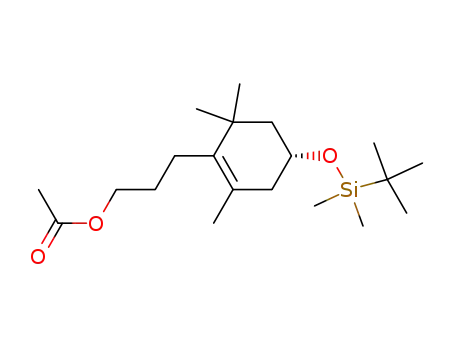 3-[(4R)-4-tert-butyldimethylsilyloxy-2,6,6-trimethylcyclohex-1-enyl]propyl acetate