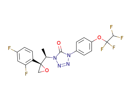 1-[(1R,2S)-2-(2,4-difluorophenyl)-2,3-epoxy-1-methylpropyl]-4-[4-(1,1,2,2-tetrafluoroethoxy)phenyl]-5 (1H, 4H)-tetrazolone