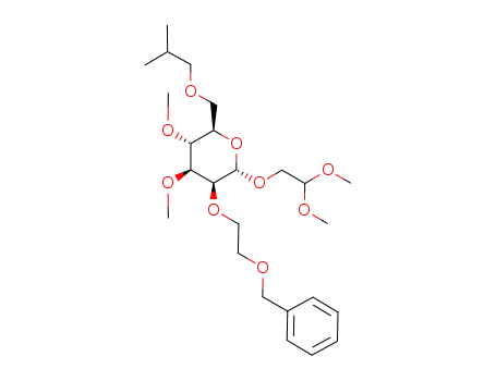 [2',2'-dimethoxyethyl]-2-O-[2'-benzyloxyethyl]-6-O-isobutyl-3,4-di-O-methyl-α-D-mannopyranoside