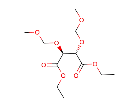 Molecular Structure of 159593-22-3 (diethyl (2S,3S)-2,3-di-O-methoxymethyl-tartrate)