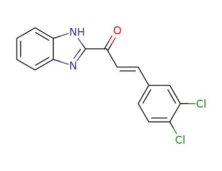 (E)-1-(1H-Benzoimidazol-2-yl)-3-(3,4-dichloro-phenyl)-propenone