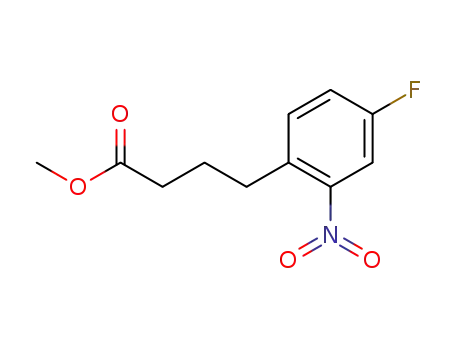 methyl 4-(4-fluoro-2-nitrophenyl)butanoate