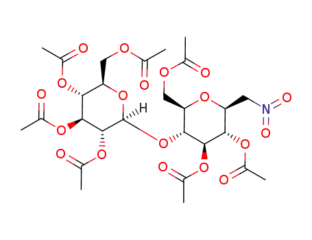 Molecular Structure of 154274-86-9 (maltosylnitromethane heptaacetate)