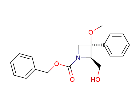 (2R,3R)-1-(benzyloxycarbonyl)-2-(hydroxymethyl)-3-methoxy-3-phenylazetidin-3-ol