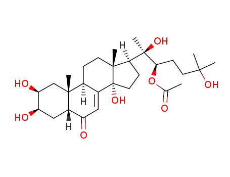 Molecular Structure of 22799-02-6 (20-HYDROXYECDYSONE 22-ACETATE)