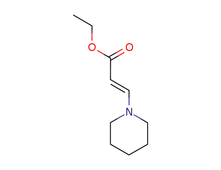 Molecular Structure of 81239-00-1 (ethyl (E)-3-(piperidin-1-yl)acrylate)