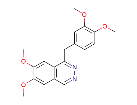 Molecular Structure of 10089-99-3 (1-(3,4-dimethoxybenzyl)-6,7-dimethoxyphthalazine)