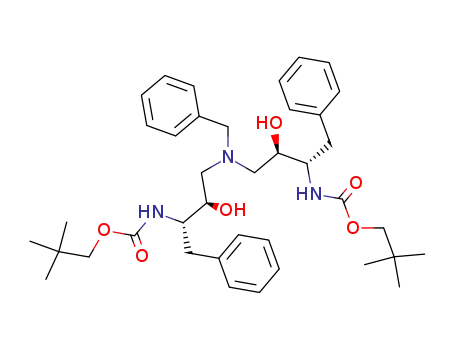 ((1S,2R)-1-Benzyl-3-{benzyl-[(2R,3S)-3-(2,2-dimethyl-propoxycarbonylamino)-2-hydroxy-4-phenyl-butyl]-amino}-2-hydroxy-propyl)-carbamic acid 2,2-dimethyl-propyl ester