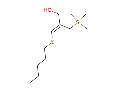 (Z)-3-Pentylsulfanyl-2-trimethylsilanylmethyl-prop-2-en-1-ol