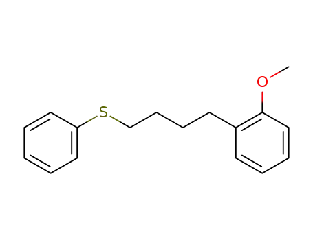 1-(2'-methoxyphenyl)-4-(phenylthio)butane