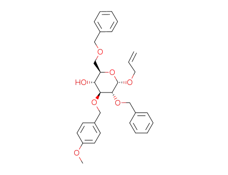 allyl 2,6-di-O-benzyl-3-O-p-methoxybenzyl-α-D-glucopyranoside
