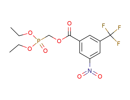 Molecular Structure of 203513-27-3 (3-Nitro-5-trifluoromethyl-benzoic acid diethoxy-phosphorylmethyl ester)