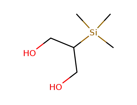 Molecular Structure of 189066-36-2 (1,3-Propanediol, 2-(trimethylsilyl)-)
