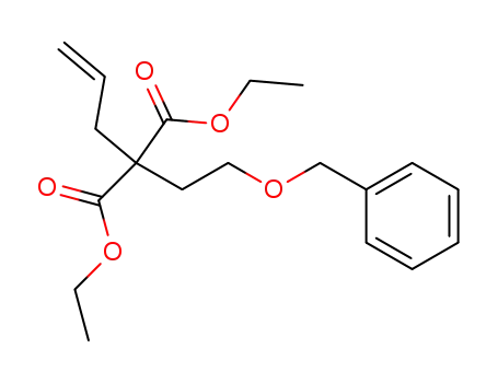 Molecular Structure of 188125-31-7 (2-(2-benzyloxyethyl)-allylmalonate)