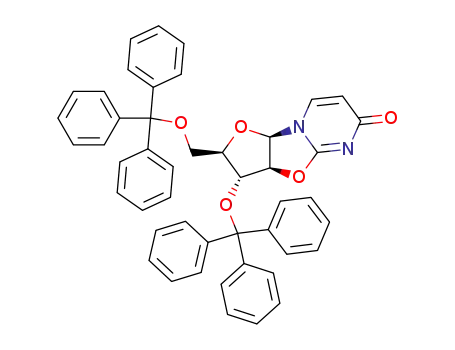 Molecular Structure of 22860-36-2 (2,2'-anhydro-1-(3',5'-di-O-trityl-β-D-arabinofuranosyl)uracil)