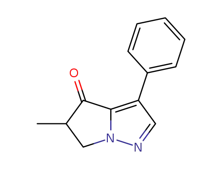 5-Methyl-3-phenyl-5,6-dihydro-pyrrolo[1,2-b]pyrazol-4-one