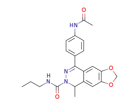 4-(4-Acetylaminophenyl)-1,2-dihydro-1-methyl-2-propylcarbamoyl-6,7-methylendioxyphthalazine