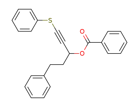 3-(Benzoyloxy)-5-phenyl-1-(phenylthio)pent-1-yne