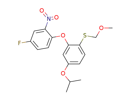 5-isopropoxy-2-[(methoxymethyl)thio]phenyl 4-fluoro-2-nitrophenyl ether