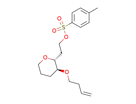 Toluene-4-sulfonic acid 2-((2R,3S)-3-but-3-enyloxy-tetrahydro-pyran-2-yl)-ethyl ester