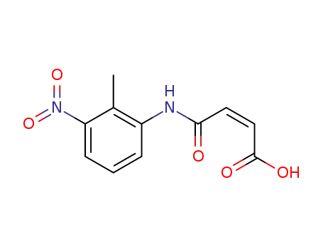 Molecular Structure of 221279-43-2 (N-(2-methyl-3-nitrophenyl)maleamic acid)