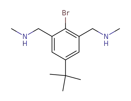 Molecular Structure of 194734-13-9 ((2-Bromo-5-tert-butyl-3-methylaminomethyl-benzyl)-methyl-amine)